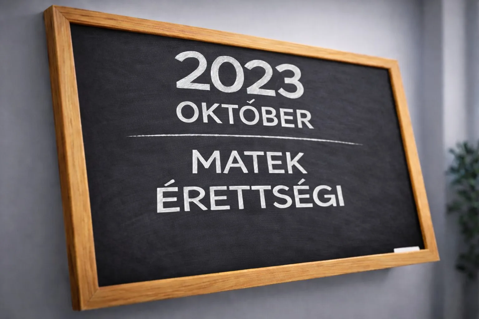 Érettségi – 2023 Október