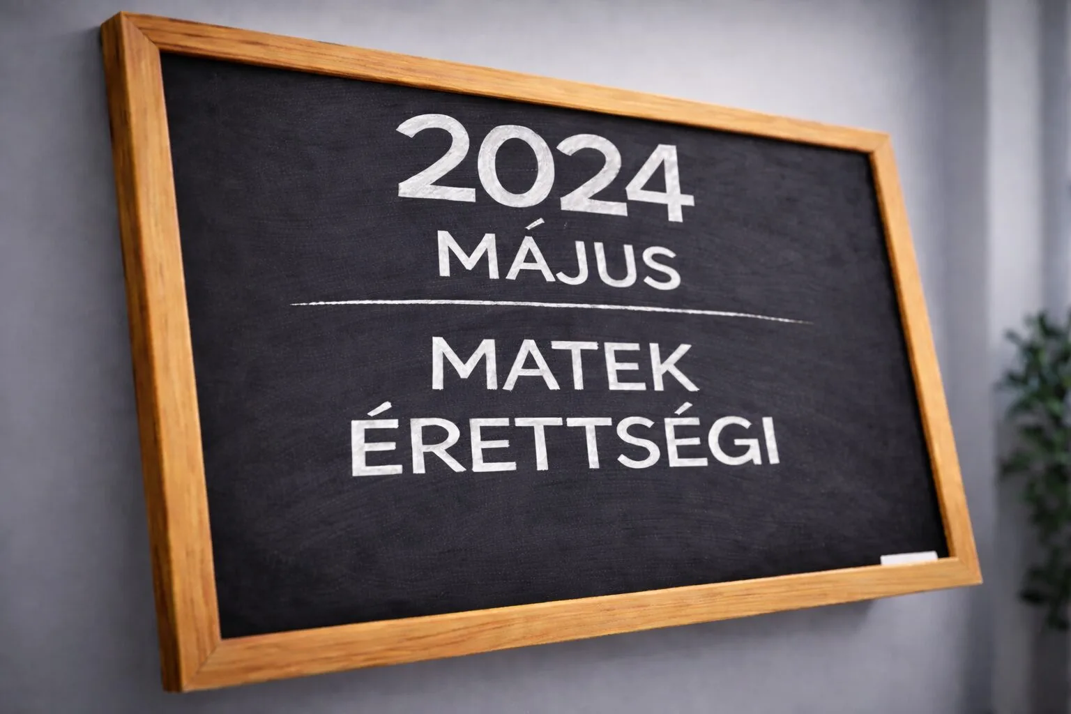 Érettségi – 2024 Május