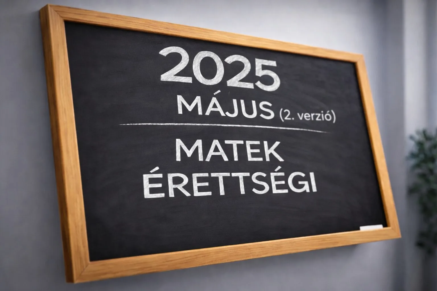 Érettségi – 2025 Május – alternatív