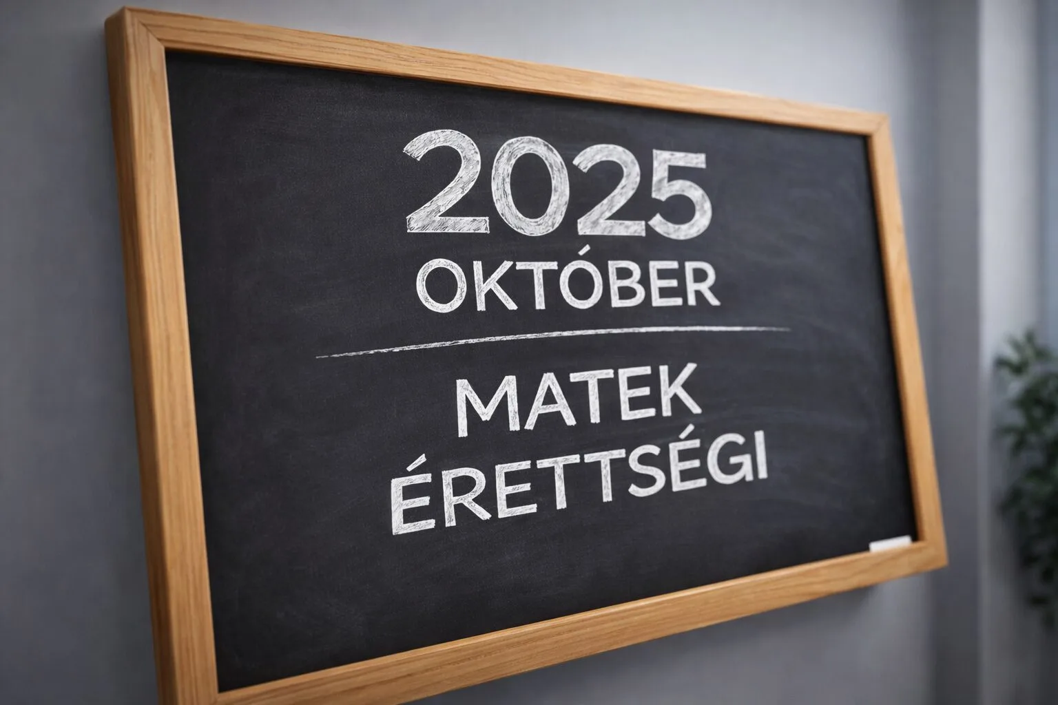 Érettségi – 2025 Október