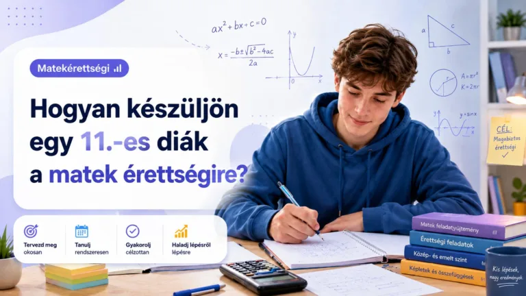 Hogyan készüljön egy 11-es diák a matek érettségire